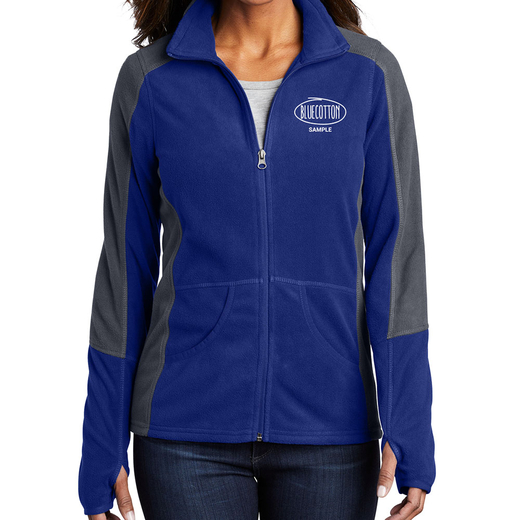 Sample image of L230 Port Authority Ladies Colorblock Microfleece Jacket