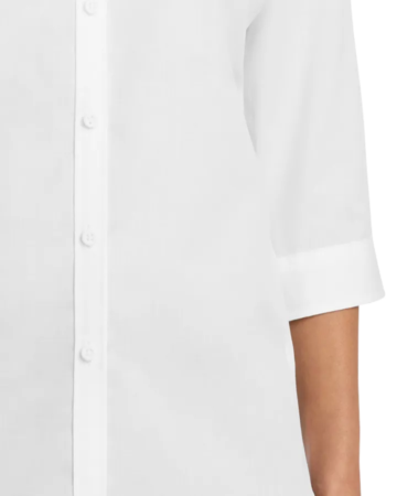 Closeup of a L665 Port Authority Ladies 3/4 Sleeve SuperPro Twill Shirt