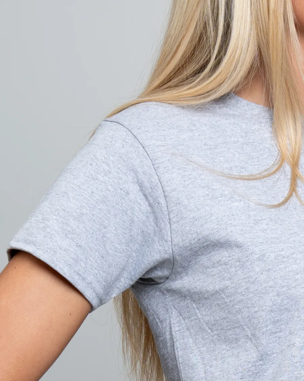 Closeup of a 2000L Gildan Ladies' Ultra Cotton Tee
